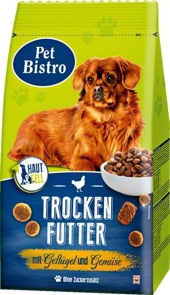 Pet Bistro Trockenfutter für Hunde mit Geflügel und Gemüse