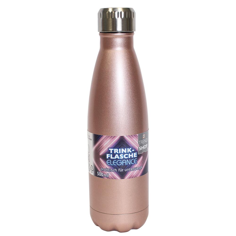 Produktbild TRENDSHOP Trinkflasche Elegance 0,5l 2 von 4