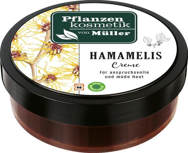 Pflanzenkosmetik von Müller Hamameliscreme