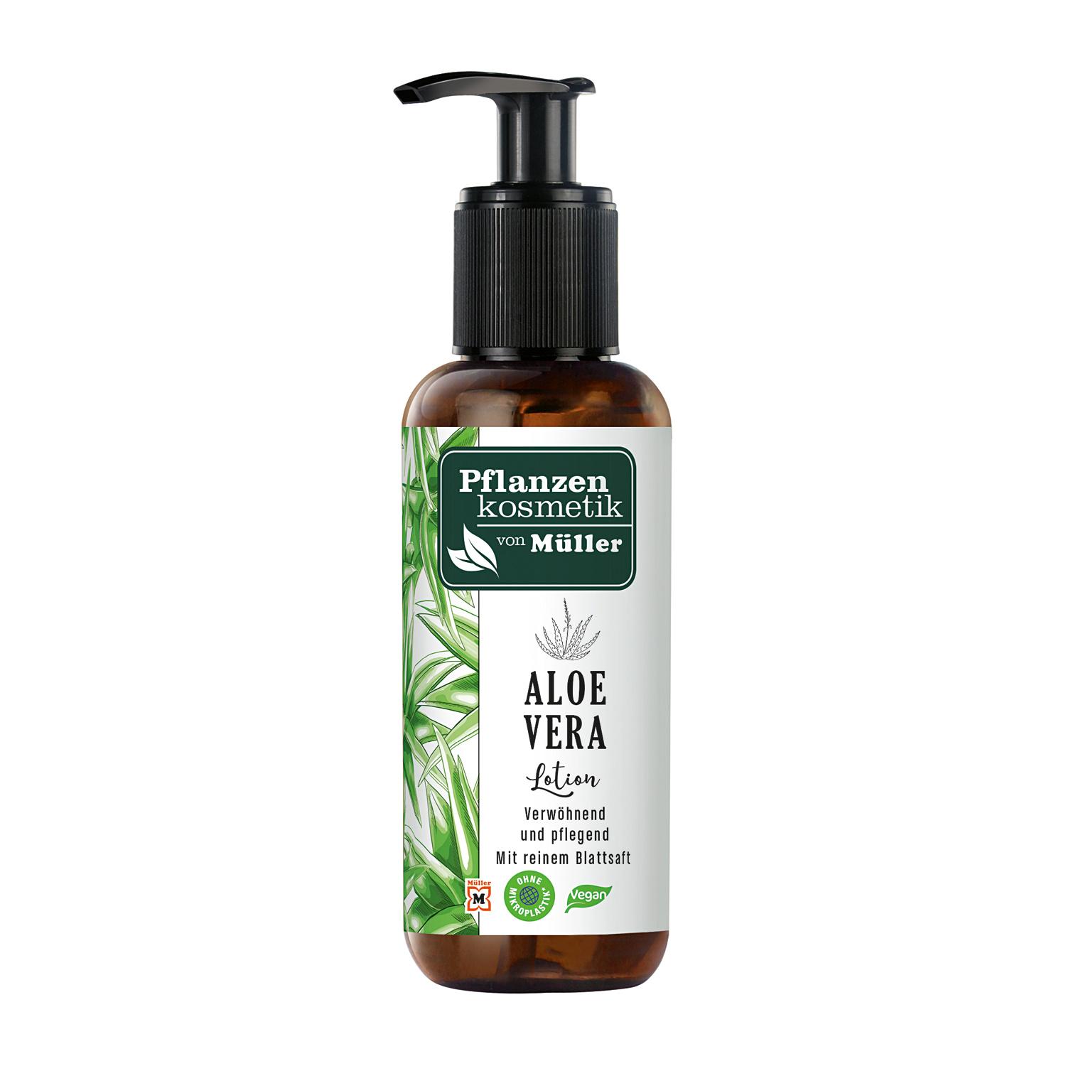 Pflanzenkosmetik von Müller Aloe Vera Lotion