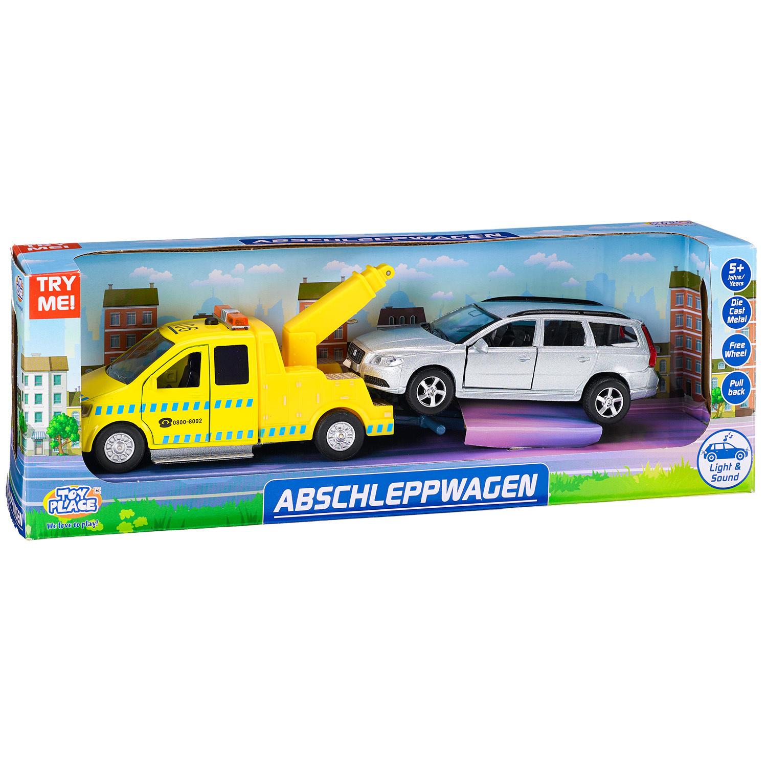 Müller - Toy Place - Die Cast Abschleppwagen-Spielset mit Licht und Sound