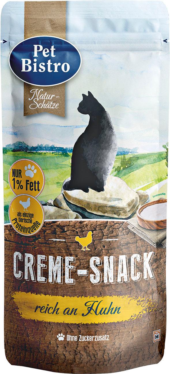 Pet Bistro Katzensnack Creme reich an Huhn