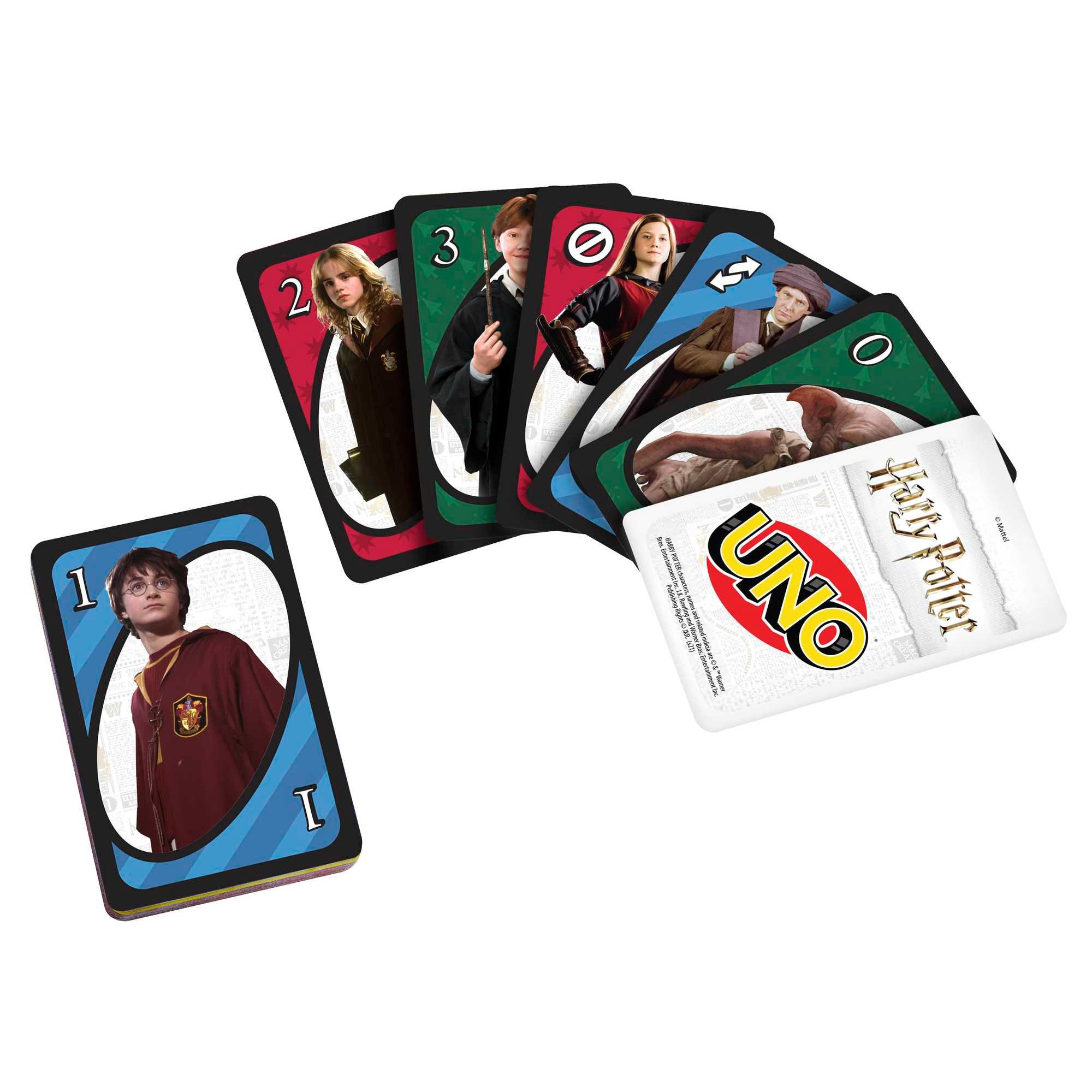 Produktbild Mattel Games UNO Harry Potter, Kartenspiel, Kinderspiel, Gesellschaftsspiel 2 von 6