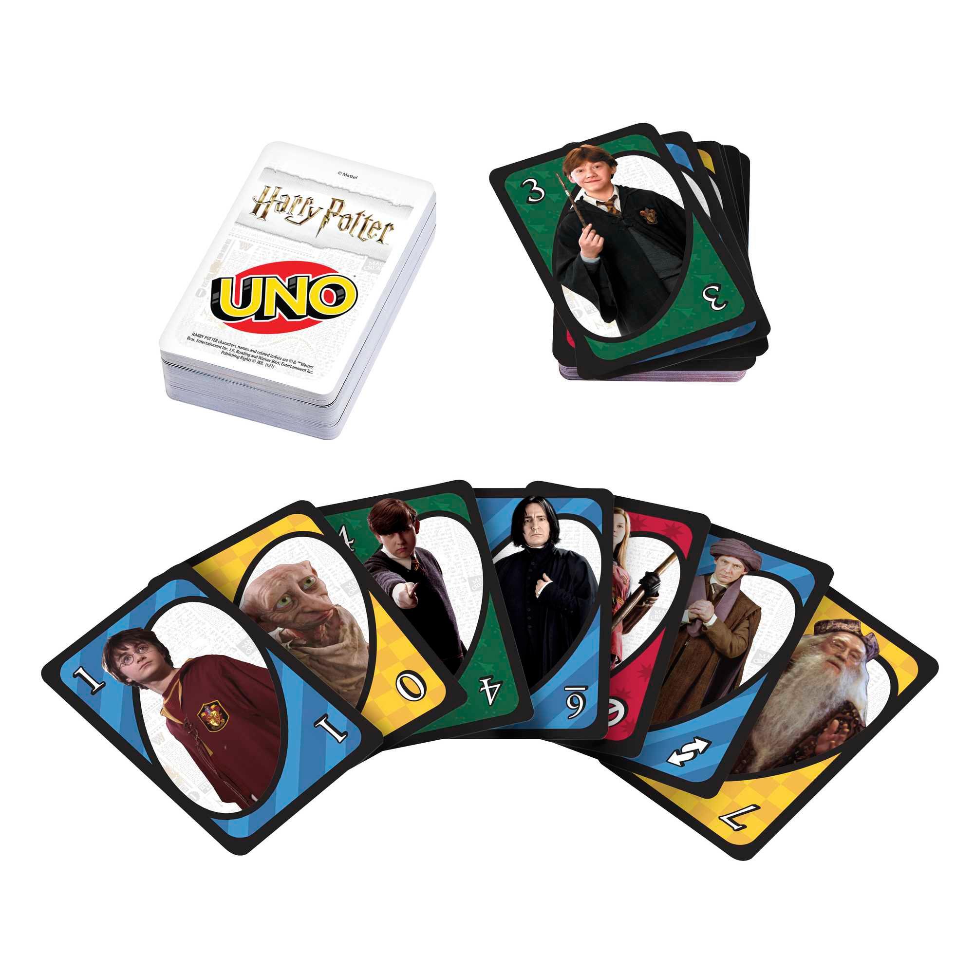 Produktbild Mattel Games UNO Harry Potter, Kartenspiel, Kinderspiel, Gesellschaftsspiel 3 von 6