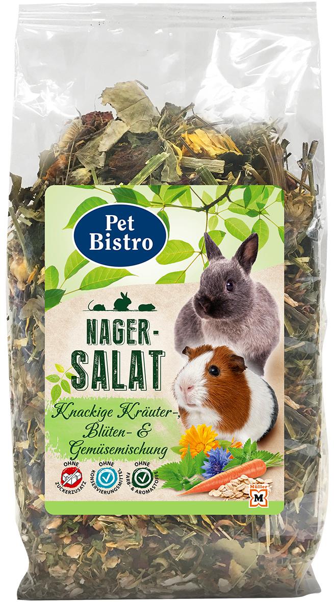 Pet Bistro Nager-Salat Kräuter-, Blüten-&Gemüsemischung