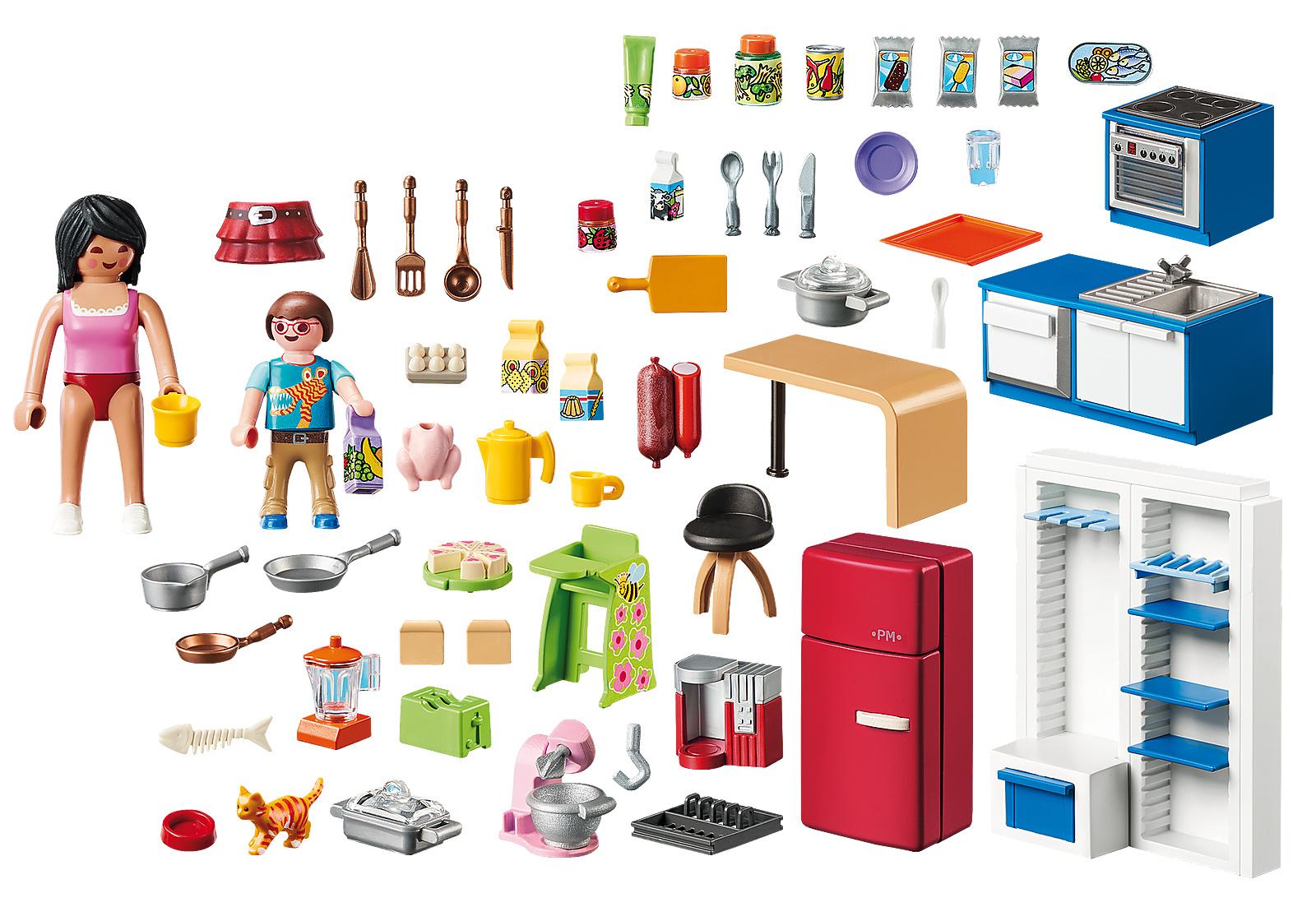 Produktbild PLAYMOBIL 70206 - Dollhouse - Familienküche 2 von 5