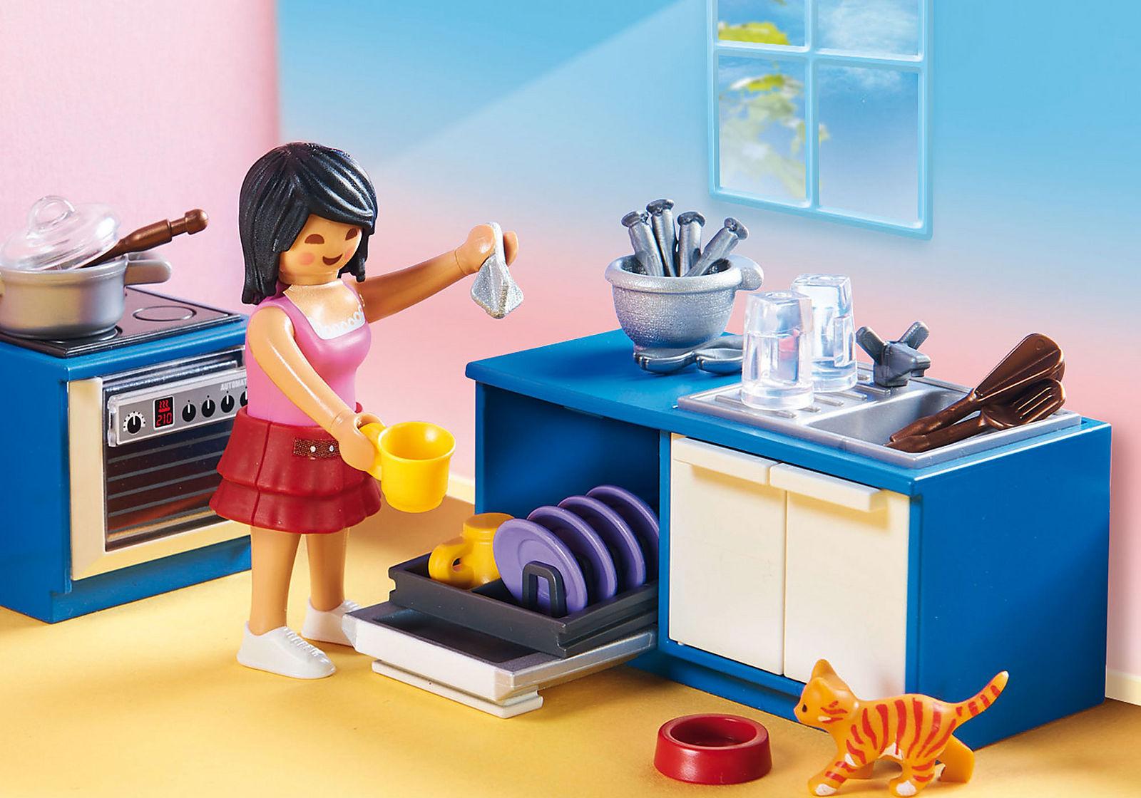 Produktbild PLAYMOBIL 70206 - Dollhouse - Familienküche 5 von 5