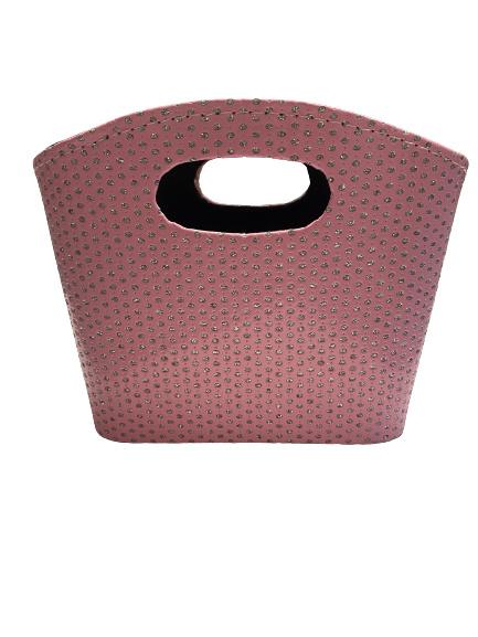Henkelbox Glamour rose 19,5x13x15,5cm