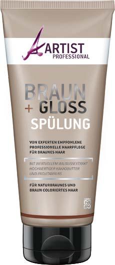 ARTIST Professional Spülung Braun+Gloss