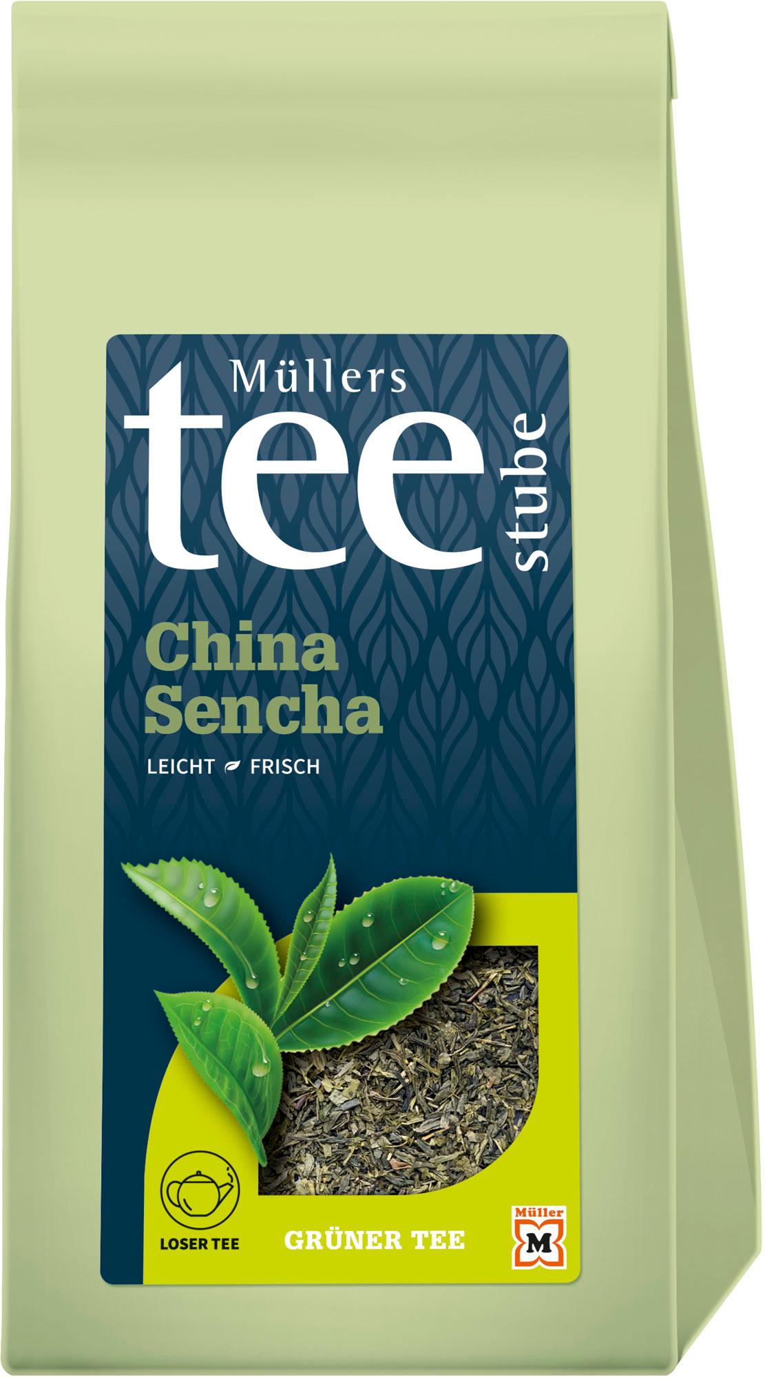 Müllers Teestube Grüner Tee Lose China Sencha