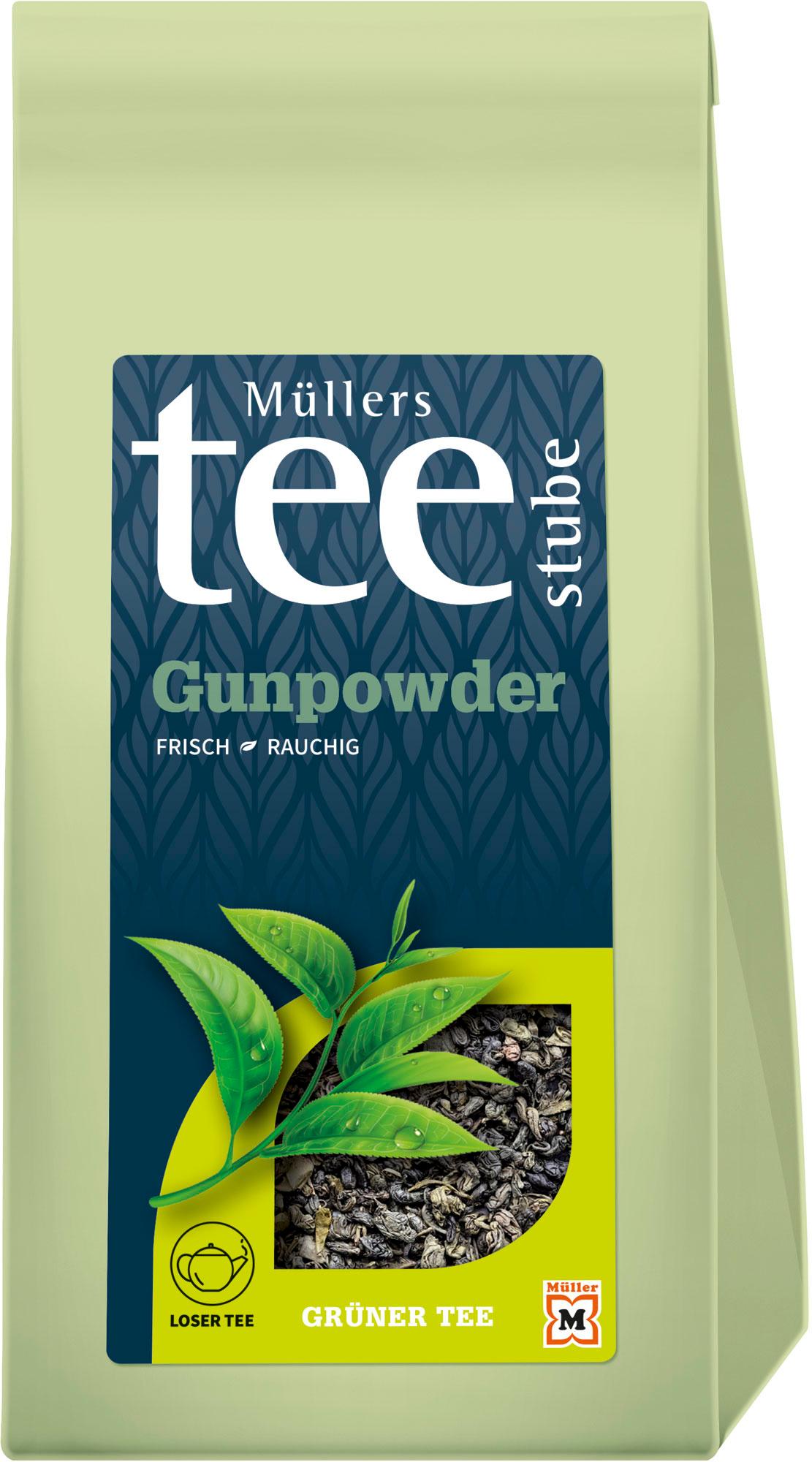 Müllers Teestube Grüner Tee Lose Gunpowder