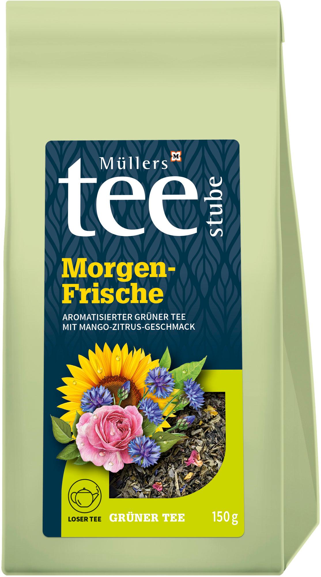 Müllers Teestube Grüner Tee Lose Morgenfrische