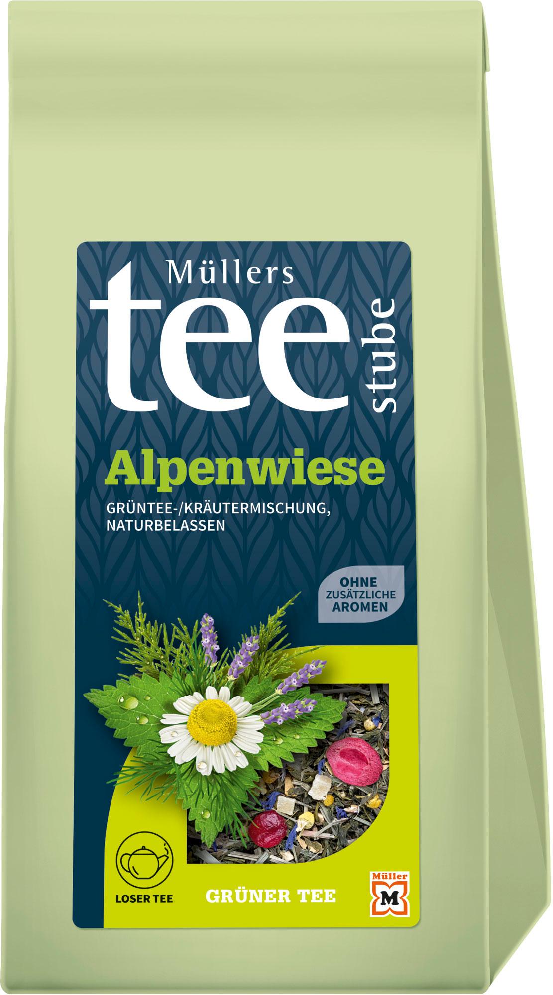 Müllers Teestube Grüner Tee Lose Alpenwiese