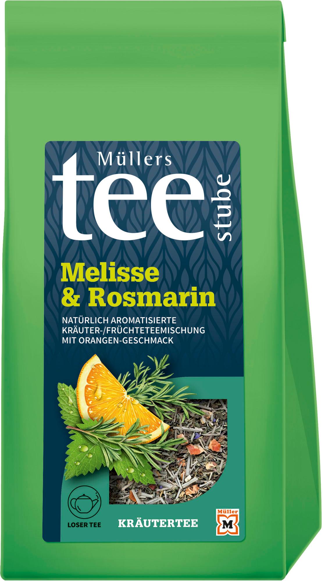 Müllers Teestube Kräutertee Lose Melisse&Rosmarin