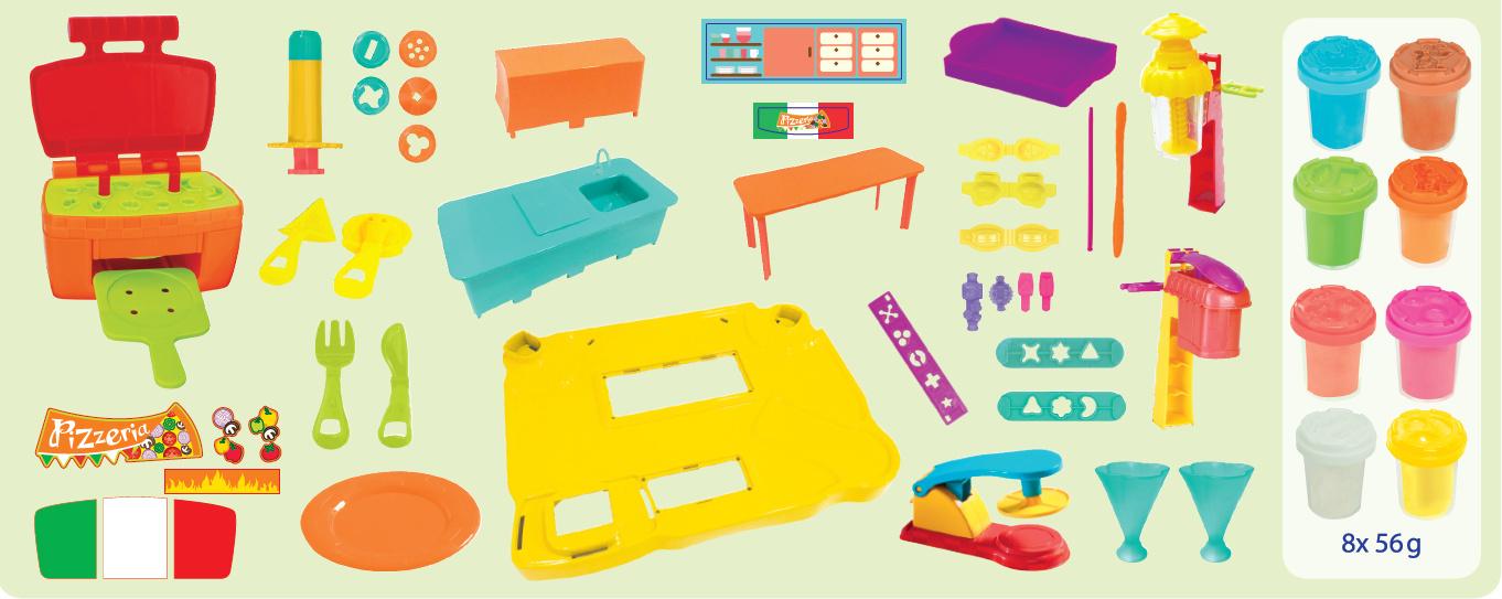 Produktbild Müller - Toy Place - Küchen Set mit Softknete, 45 Teile 3 von 3