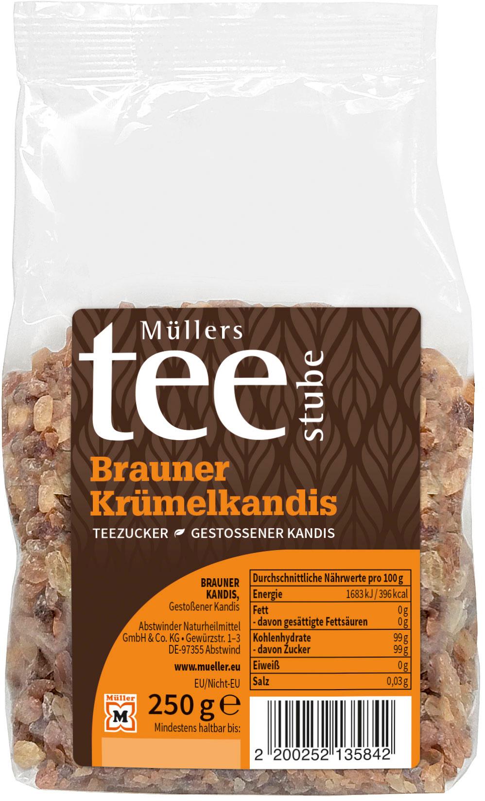Müllers Teestube Brauner Krümelkandis