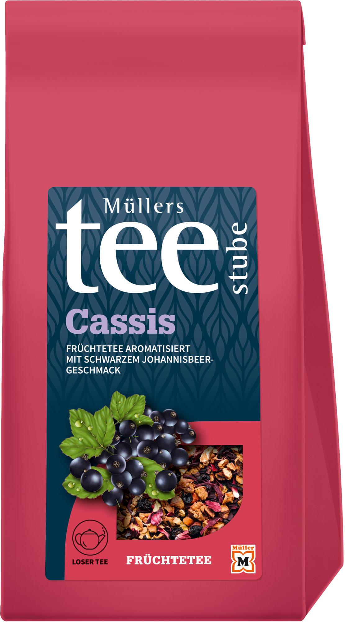 Müllers Teestube Früchtetee Lose Cassis