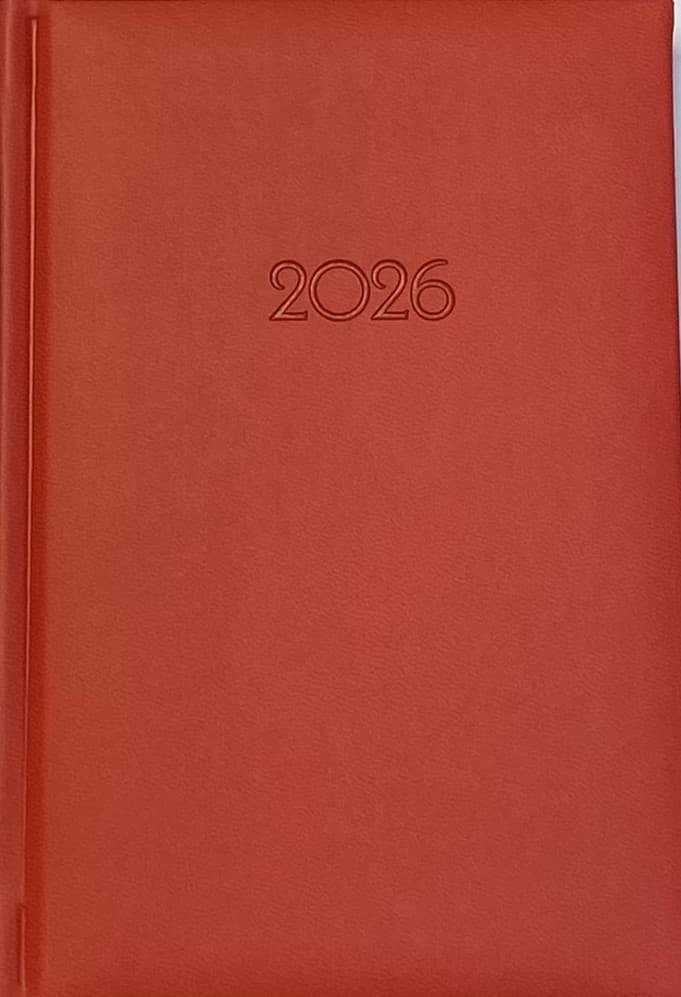 Kalender-Buch 2026 A6  VIRANDO ROT