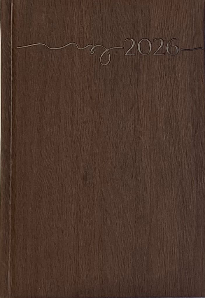 Kalender-Buch 2026 A6  ACERO BRAUN