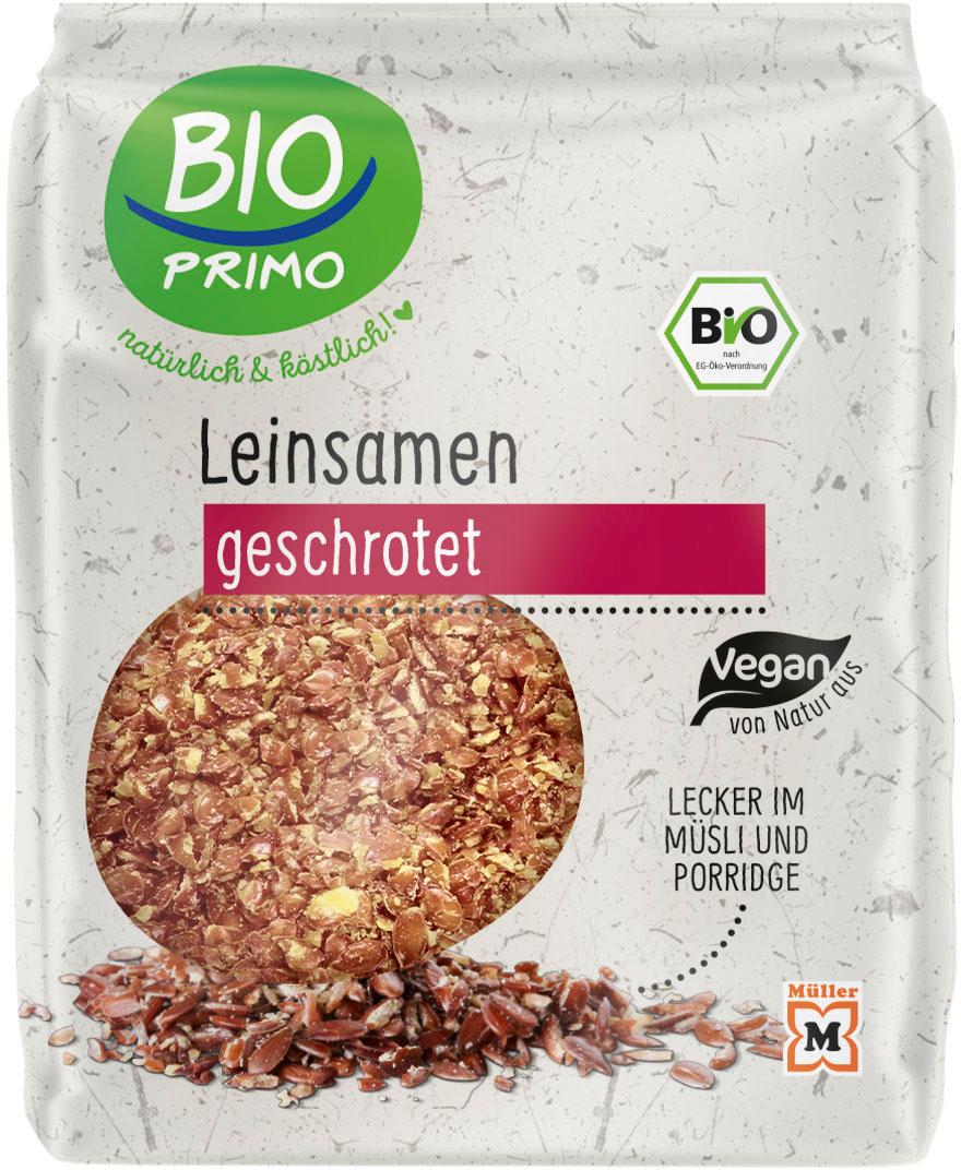 BIO PRIMO Bio Leinsamen Braun geschrotet