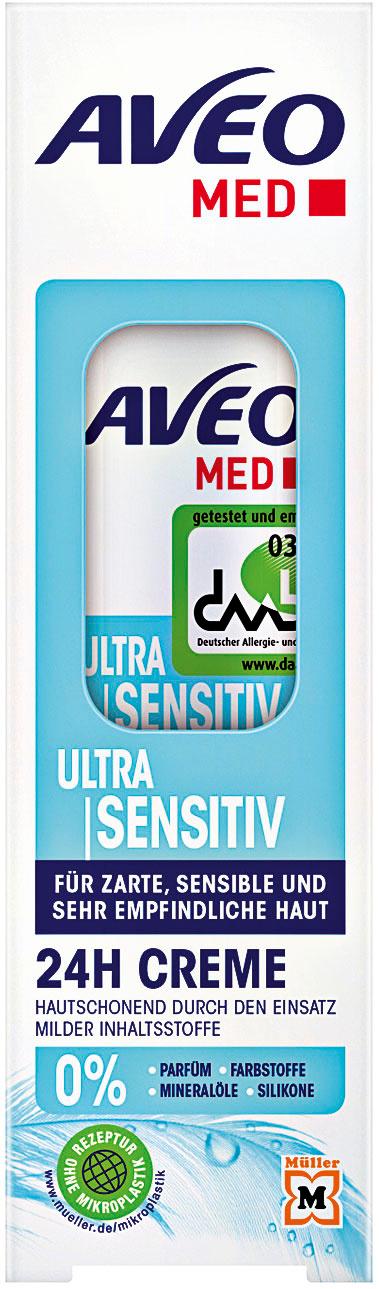 AVEO MED Ultra Sensitiv 24H Creme DAAB