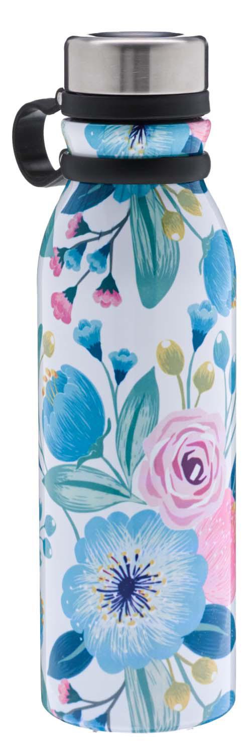 TRENDSHOP Isolierflasche Superior Flower 0,55l