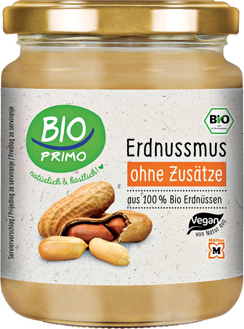BIO PRIMO Bio Erdnussmus ohne Zusätze