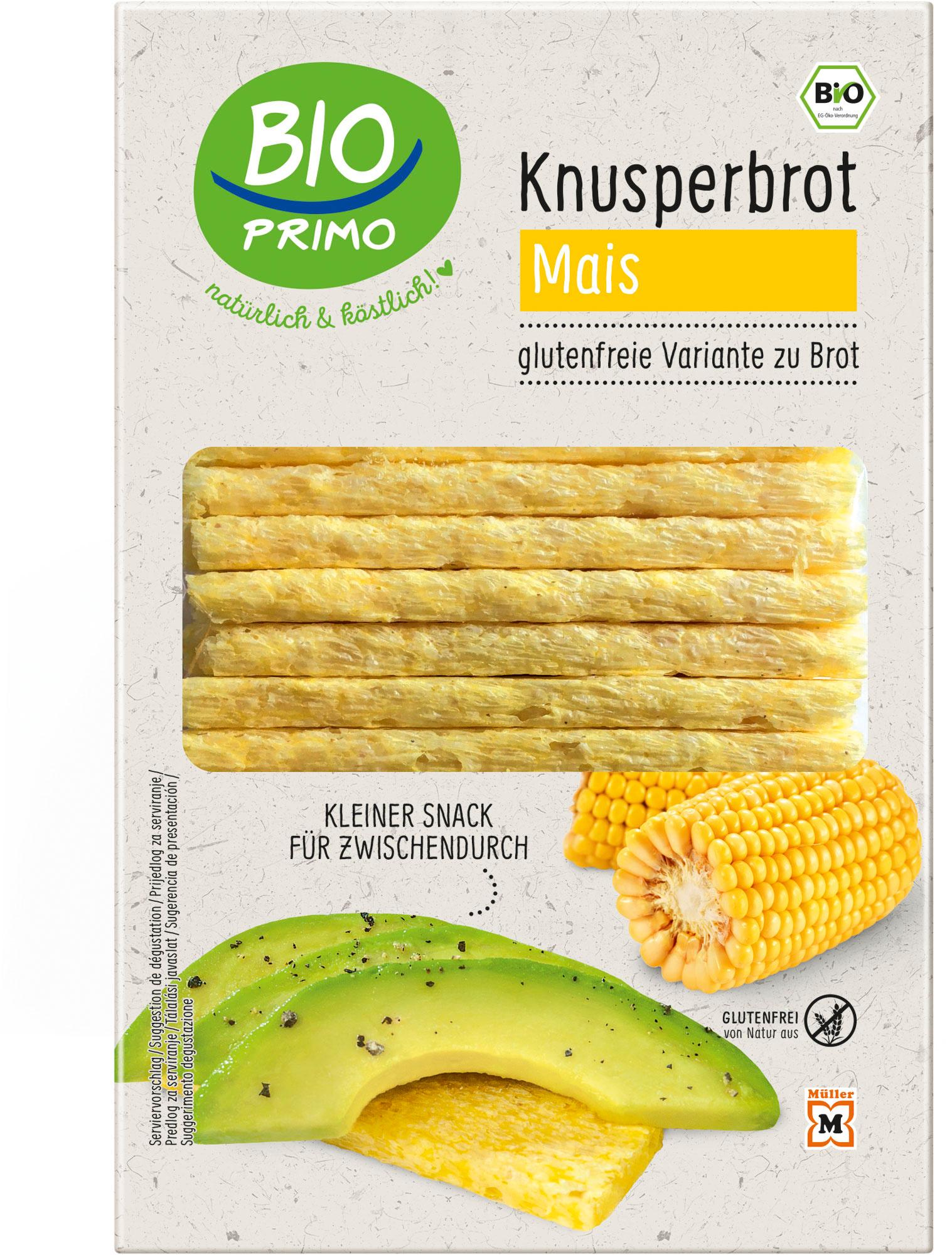 BIO PRIMO Bio Knusperbrot Mais