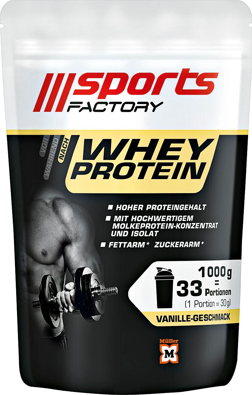 SPORTS FACTORY Whey Protein Vanille