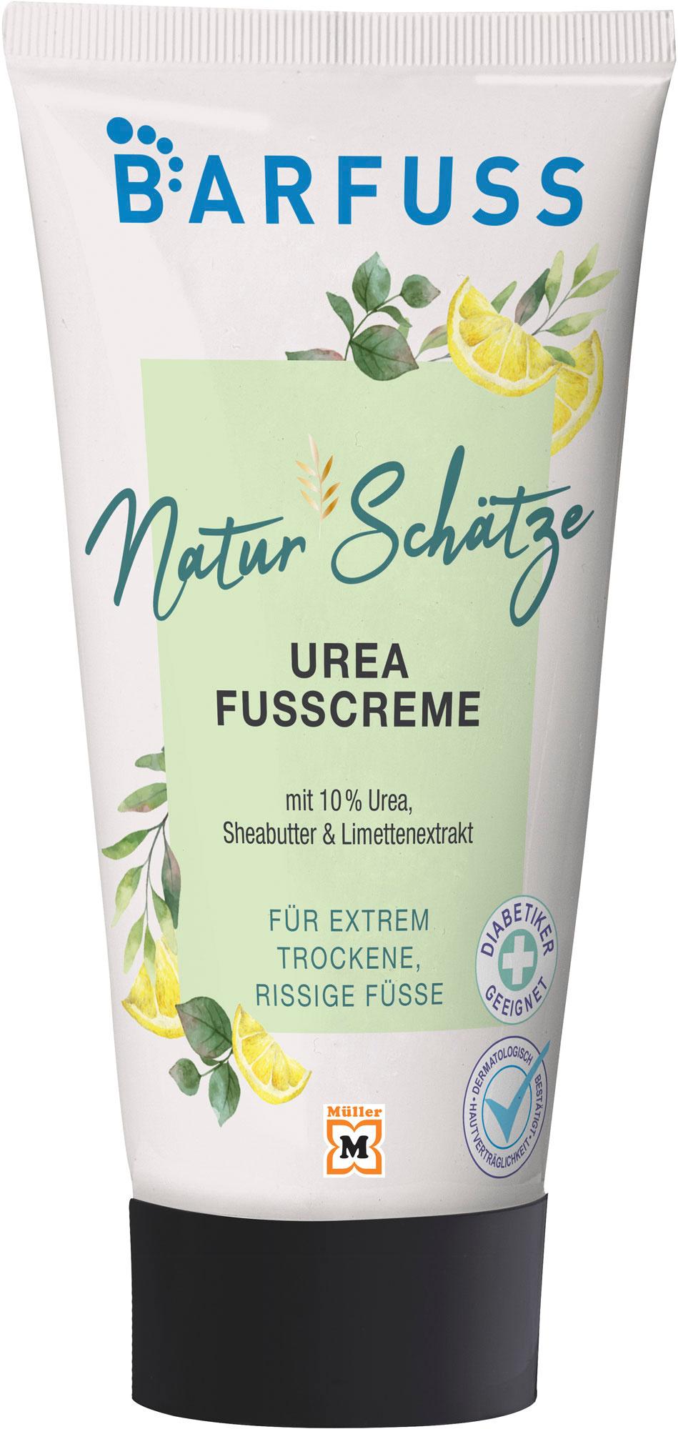 BARFUSS Naturschätze Urea Fußcreme