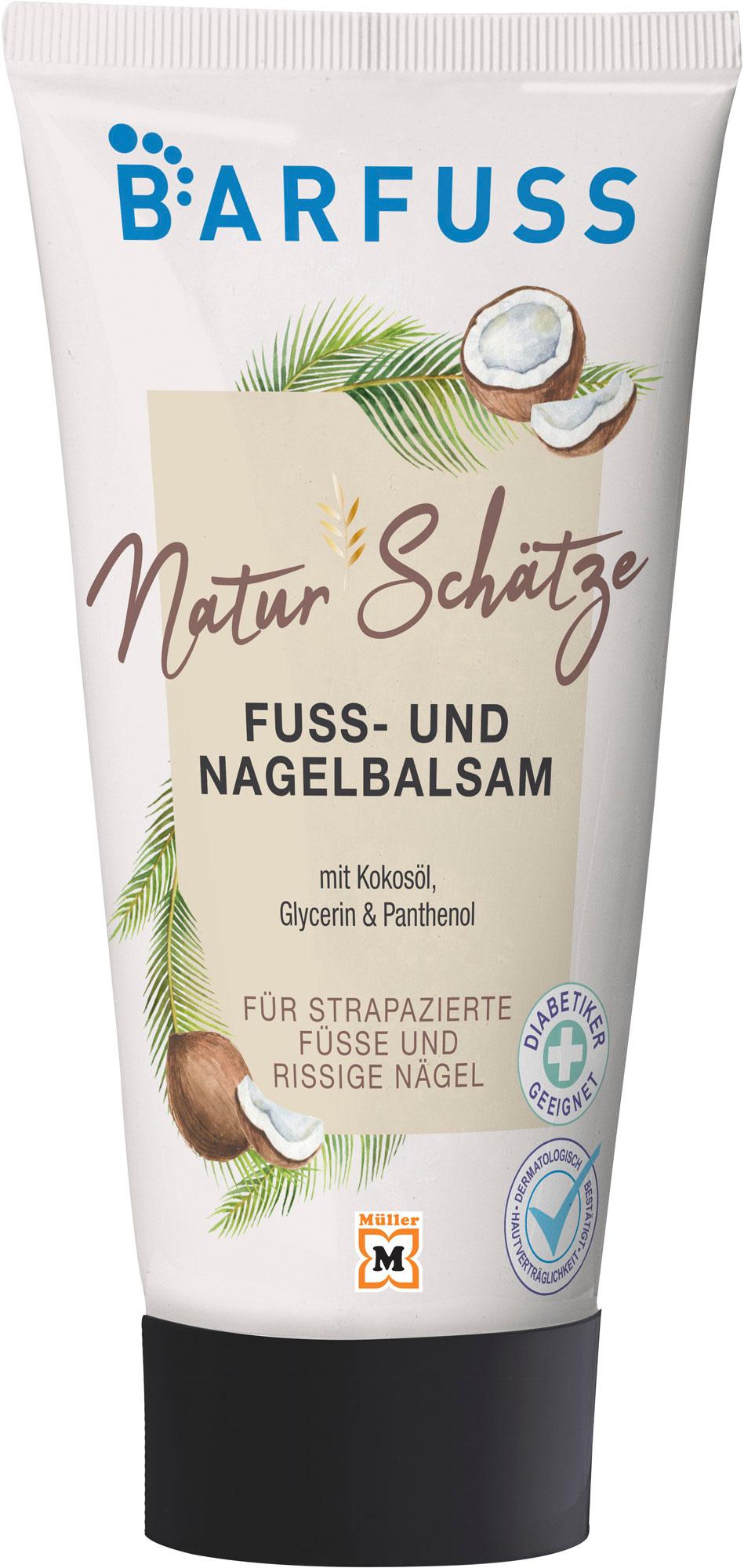 BARFUSS Naturschätze Fuss-&Nagelbalsam