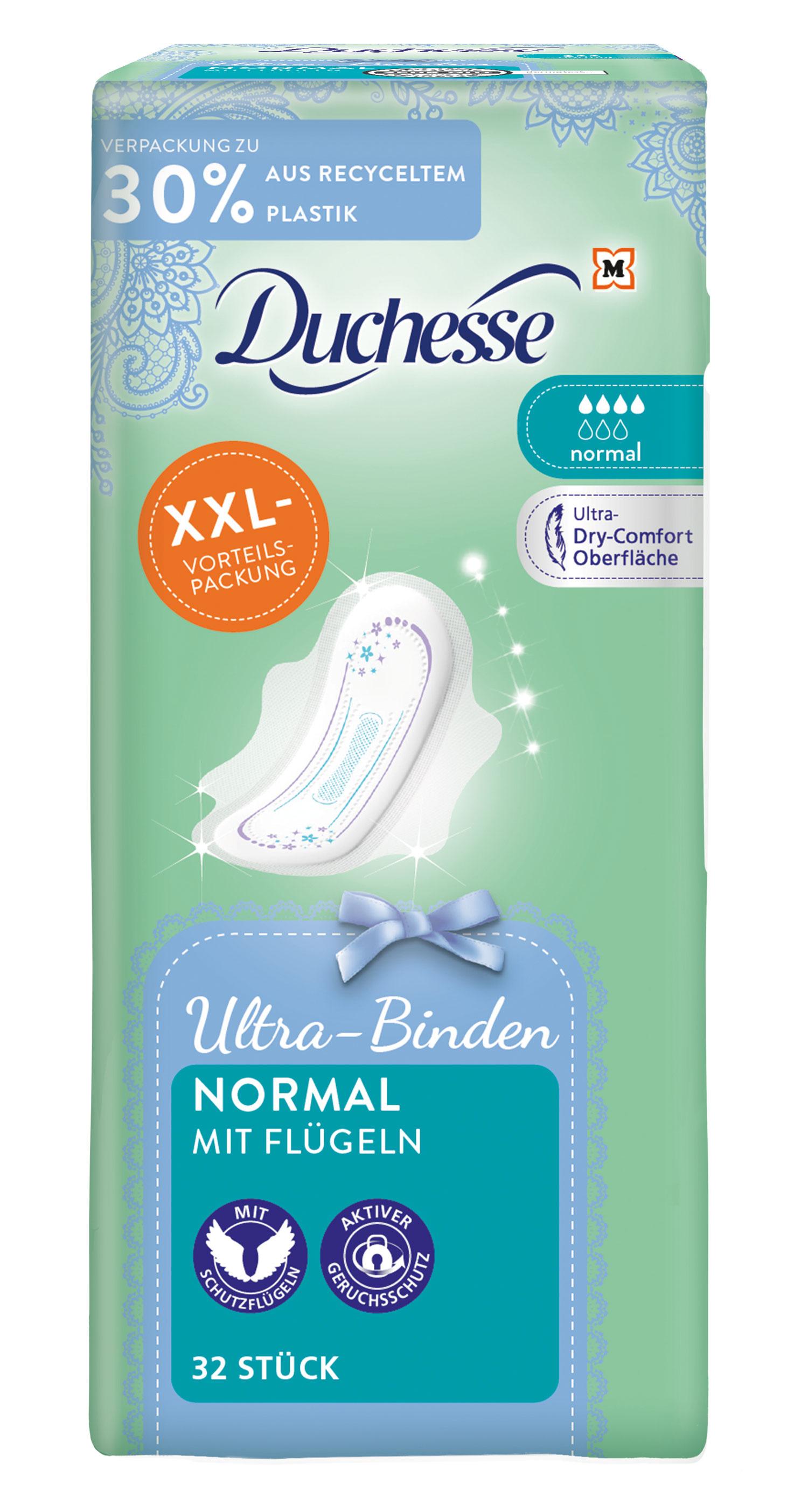 Duchesse Ultra-Binden Normal mit Flügeln