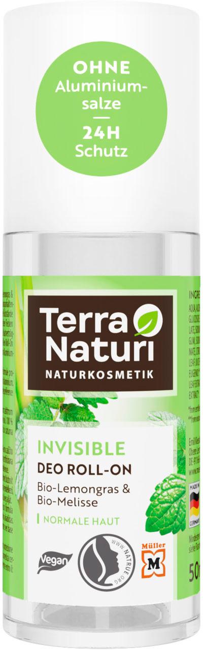 Terra Naturi Deo Roll-On Invisible mit Lemongrass&Melisse