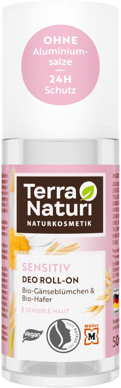 Terra Naturi Deo Roll-On Sensitiv mit Gänseblümchen&Hafer