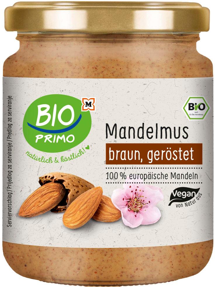 BIO PRIMO Bio Mandelmus braun geröstet