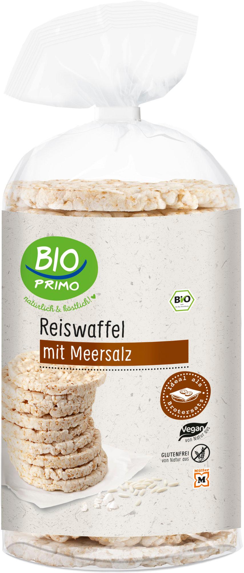 BIO PRIMO Bio Reiswaffeln mit Meersalz