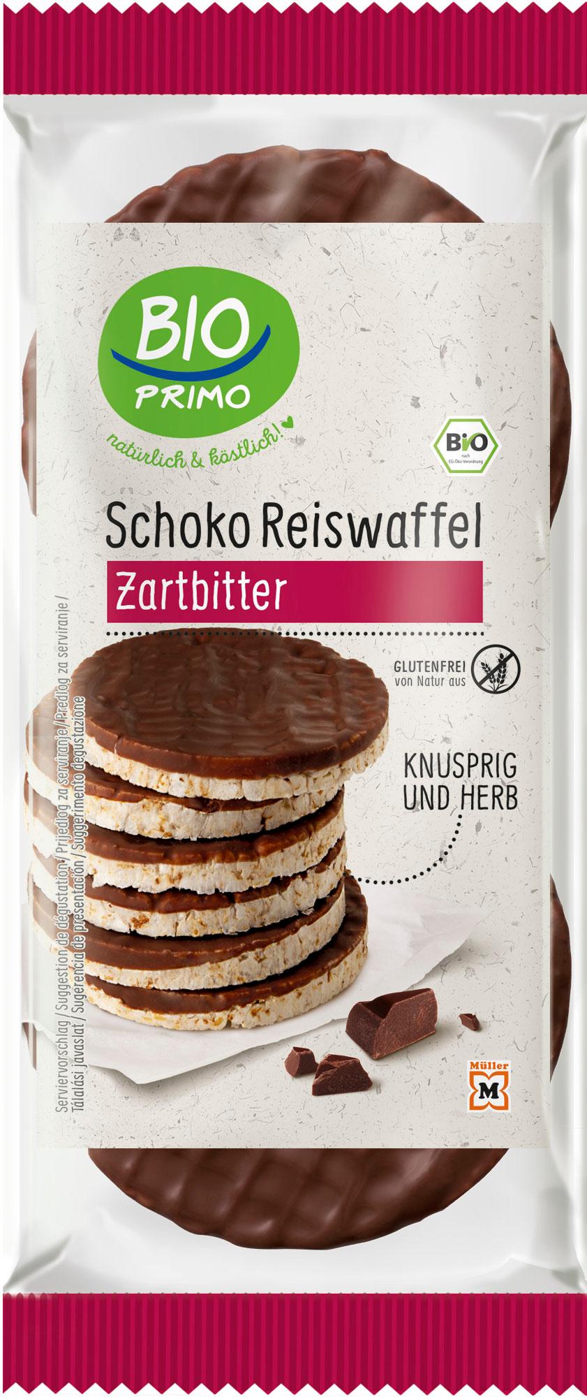 BIO PRIMO Bio Reiswaffeln Zartbitter