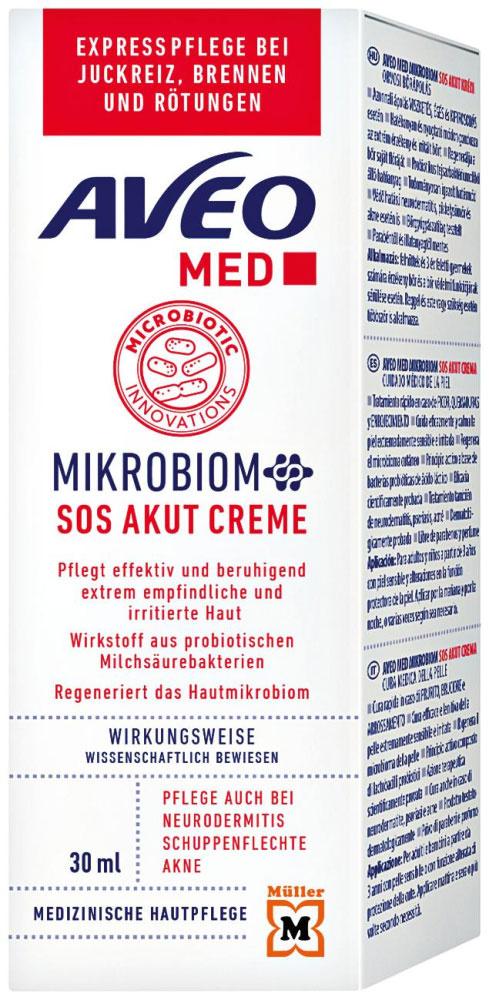 AVEO MED Mikrobiom SOS Akut Creme Medizinische Hautpflege