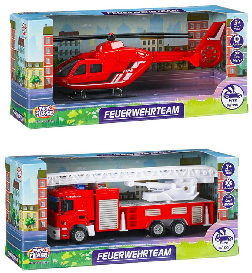 Müller - Toy Place - Fahrzeug Feuerwehrteam, 3-fach sortiert, 1 Stück