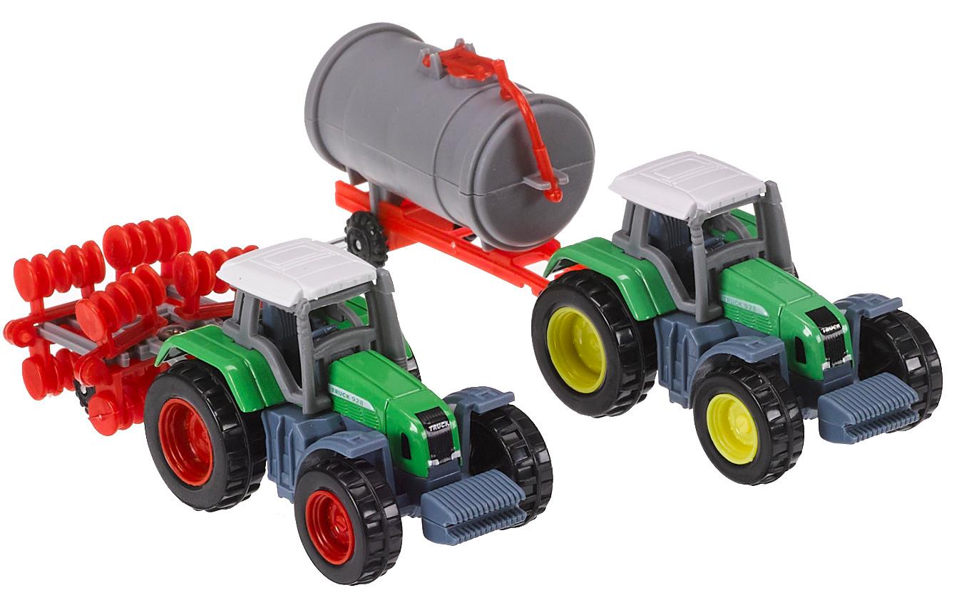 Produktbild Müller - Toy Place - Traktor mit Anhänger 2er Set, 4-fach sortiert, 1 Stück 2 von 3