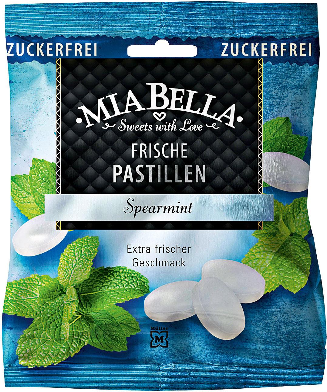 MIA BELLA Frische Pastillen Spearmint Zuckerfrei