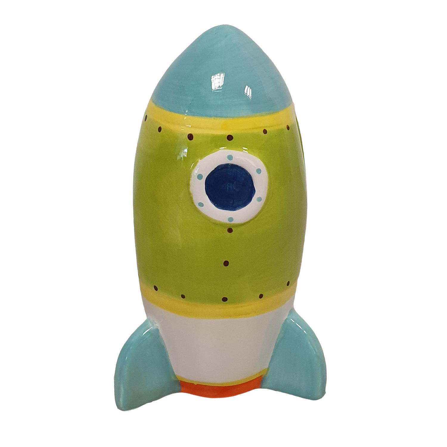 TRENDSHOP Spardose Rakete