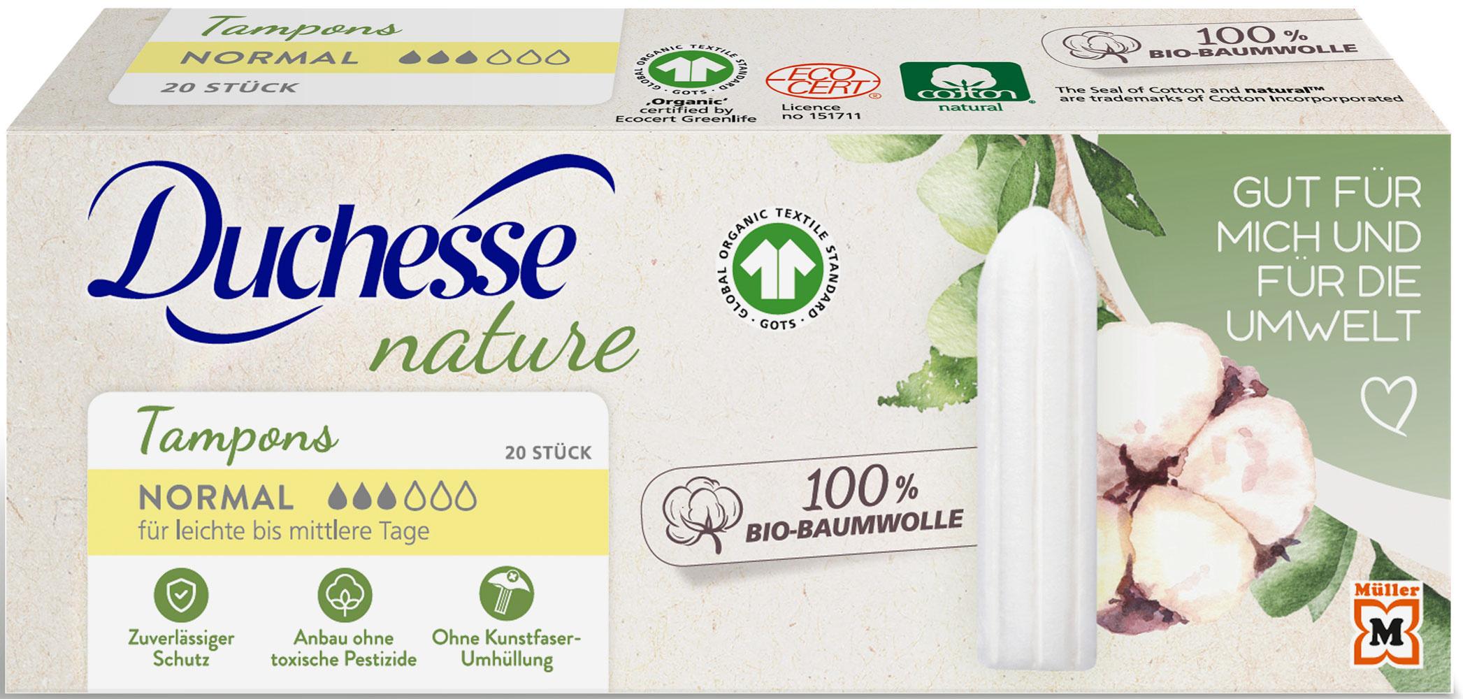 Duchesse Nature Tampons normal