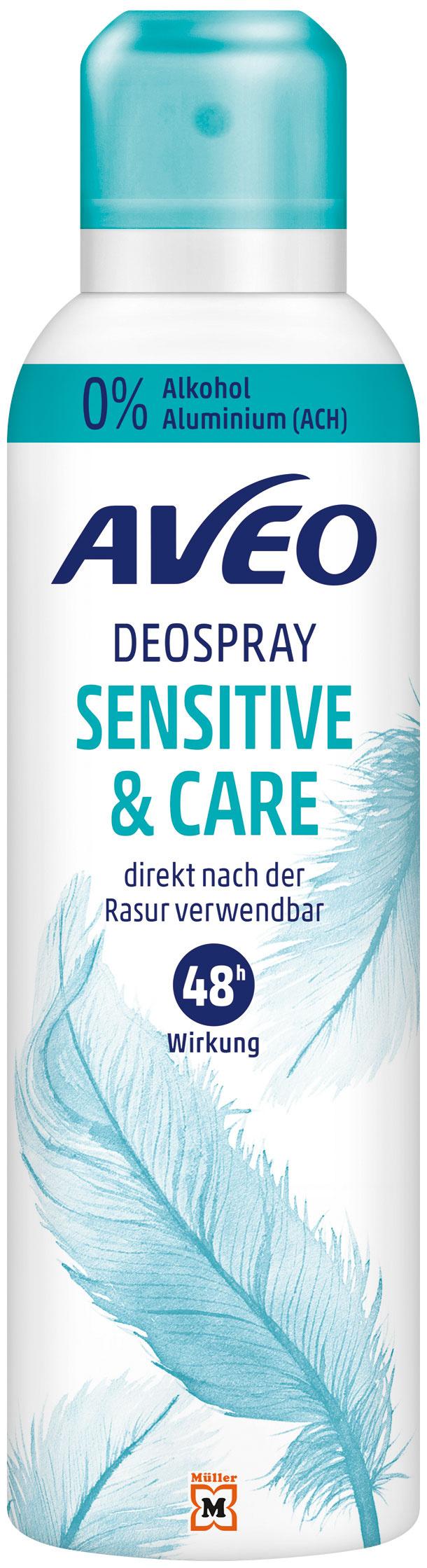 AVEO Deospray Sensitive&Care 48h