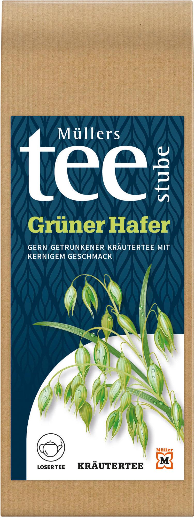 Müllers Teestube Kräutertee Lose Grüner Hafer