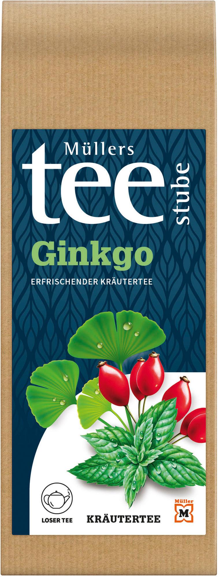 Müllers Teestube Kräutertee Lose Ginkgo