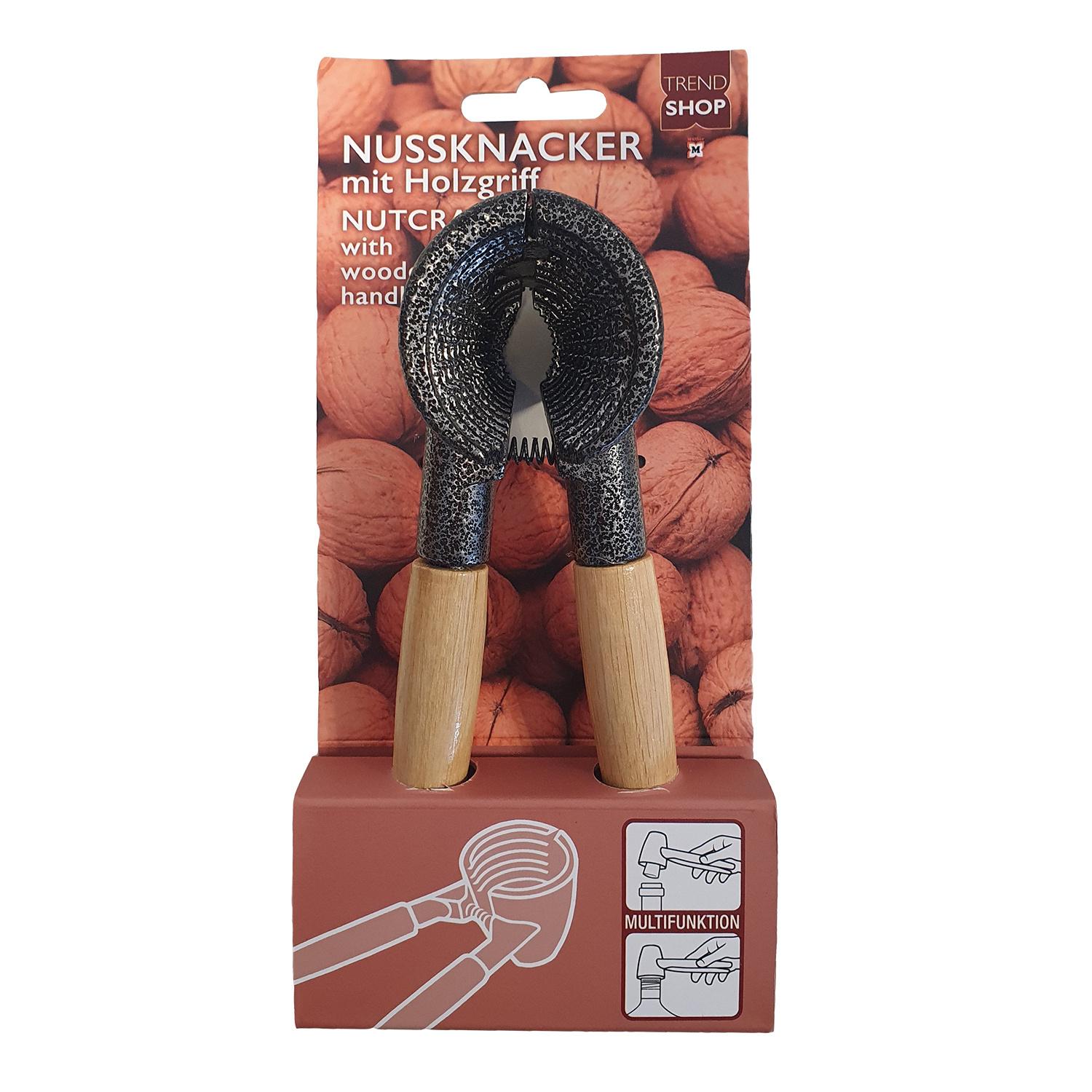 Produktbild TRENDSHOP Nussknacker mit Holzgriffen 2 von 2
