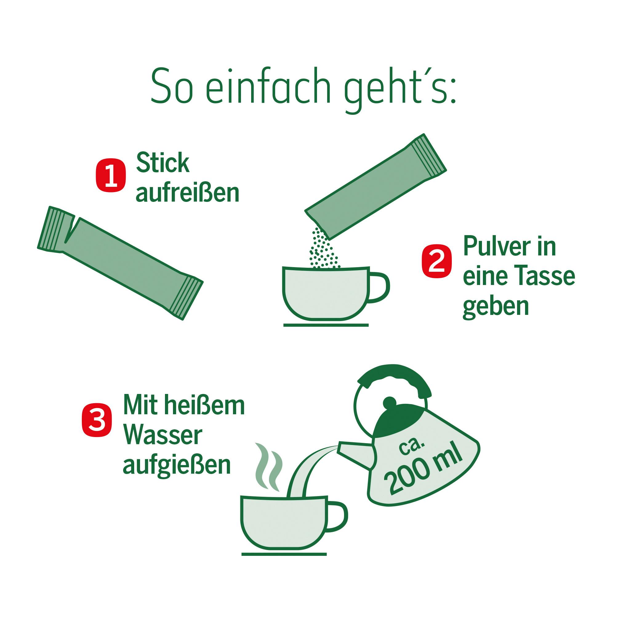 Produktbild Bad Heilbrunner Einschlaf Tee mit Melatonin im Stick tassenfertig 3 von 3