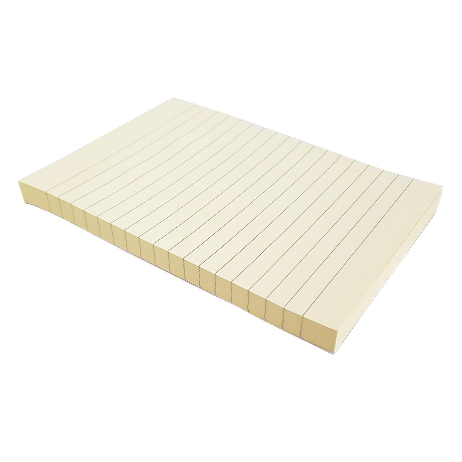 Produktbild PAPERZONE Haftnotizen liniert gelb 105 x 148mm 100 Blatt 3 von 3