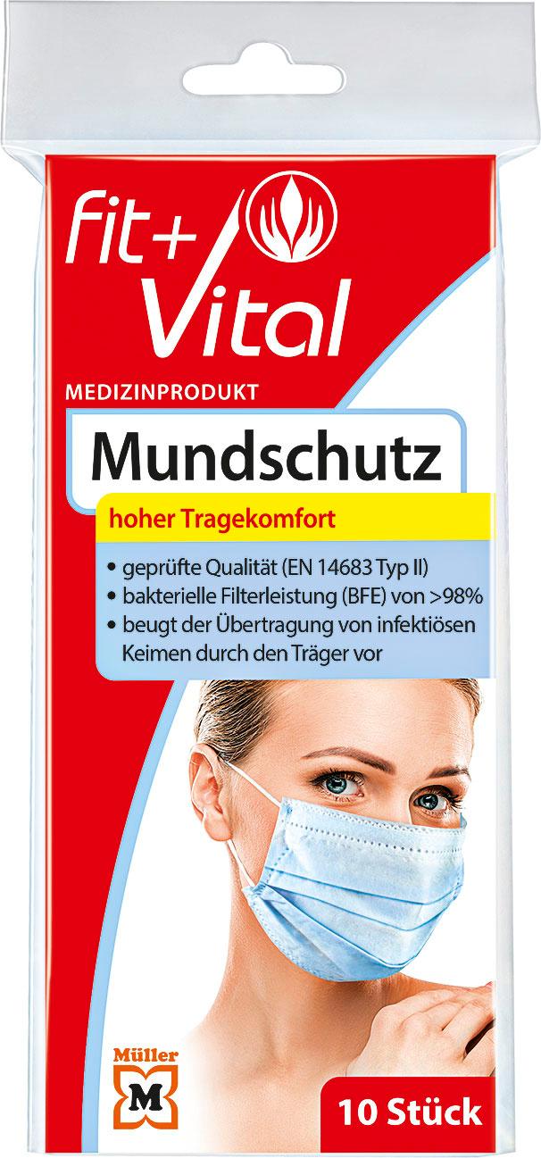 Fit + Vital Mundschutz zum einmaligen Gebrauch